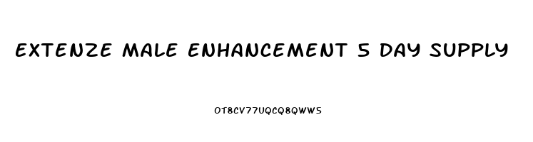 Extenze Male Enhancement 5 Day Supply