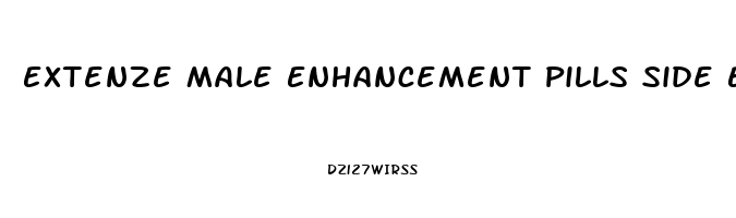 Extenze Male Enhancement Pills Side Effects