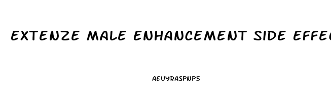 Extenze Male Enhancement Side Effects