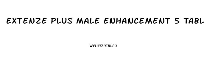 Extenze Plus Male Enhancement 5 Tabletas Para Que Sirve