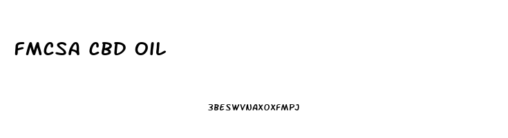 Fmcsa Cbd Oil