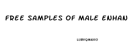 Free Samples Of Male Enhancement Pills