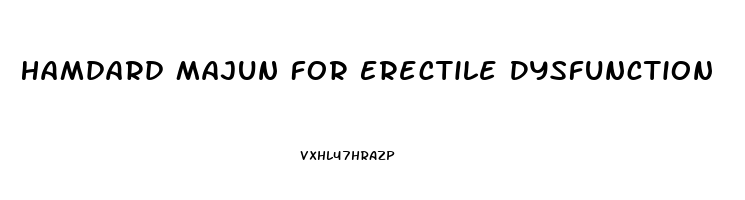 Hamdard Majun For Erectile Dysfunction