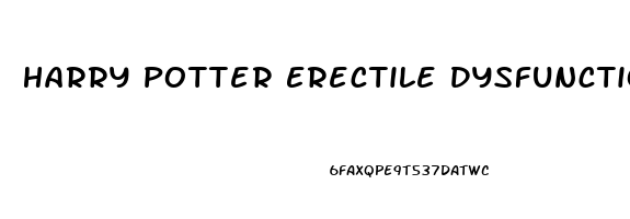 Harry Potter Erectile Dysfunction Tweet
