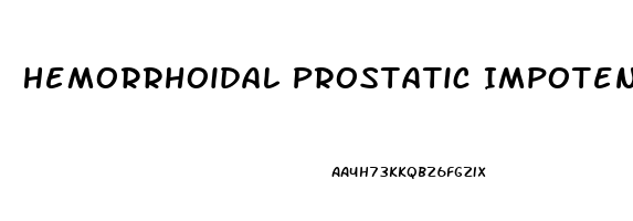 Hemorrhoidal Prostatic Impotence Syndrome