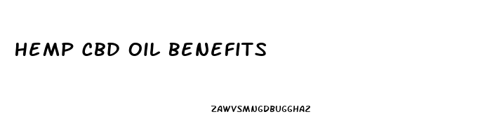 Hemp Cbd Oil Benefits