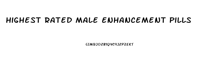 Highest Rated Male Enhancement Pills