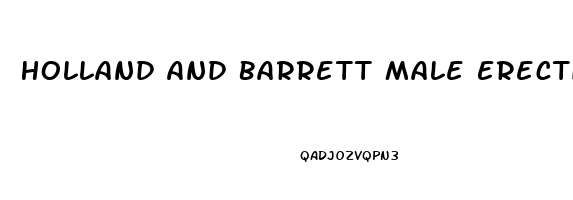 Holland And Barrett Male Erectile Dysfunction