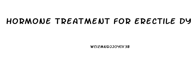 Hormone Treatment For Erectile Dysfunction