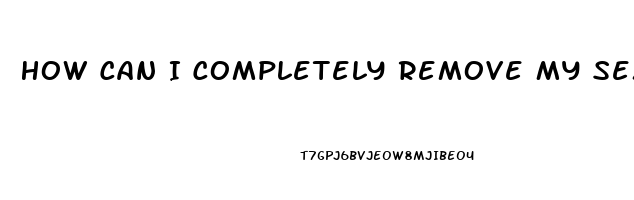 How Can I Completely Remove My Sex Drive