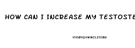 How Can I Increase My Testosterone For Erectile Dysfunction