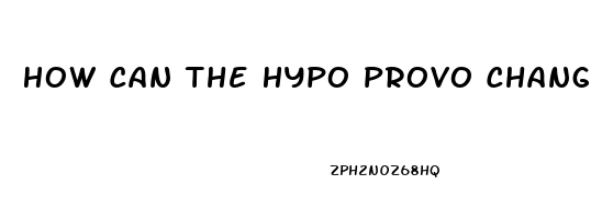 How Can The Hypo Provo Chang Your Sex Drive