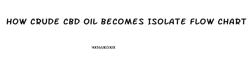 How Crude Cbd Oil Becomes Isolate Flow Chart