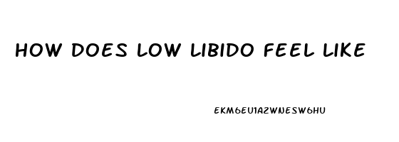 How Does Low Libido Feel Like