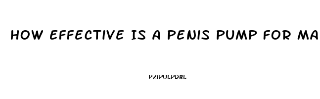 How Effective Is A Penis Pump For Male Impotence