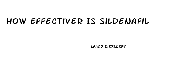 How Effectiver Is Sildenafil