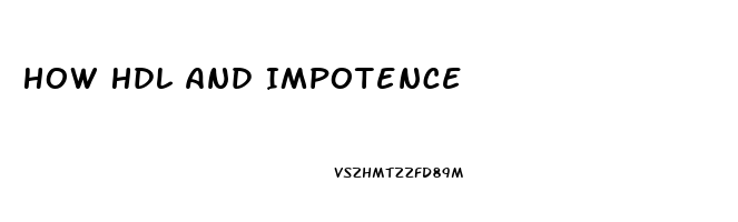 How Hdl And Impotence