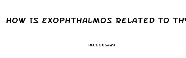 How Is Exophthalmos Related To Thyroid Dysfunction What Causes It