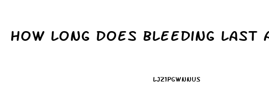 How Long Does Bleeding Last After Sex