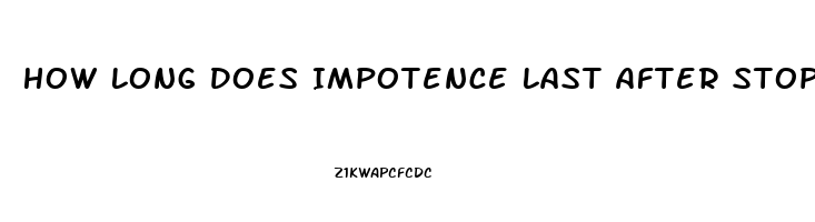 How Long Does Impotence Last After Stopping Methadone