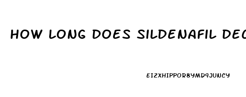 How Long Does Sildenafil Decrease Ejaculation Time