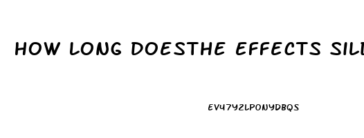 How Long Doesthe Effects Sildenafil Last In Your System