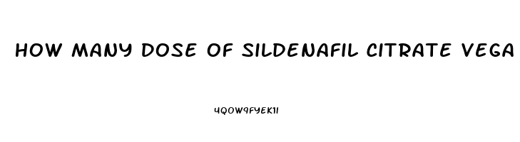 How Many Dose Of Sildenafil Citrate Vega 100mg