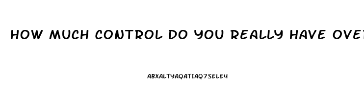 How Much Control Do You Really Have Over Your Sex Drive