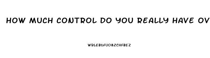 How Much Control Do You Really Have Over Your Sex Drive