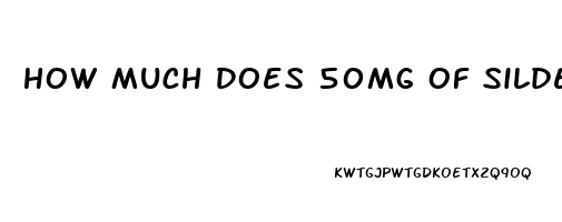 How Much Does 50mg Of Sildenafil Cost