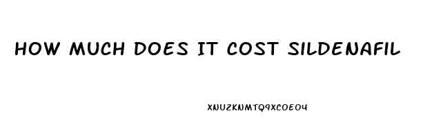 How Much Does It Cost Sildenafil