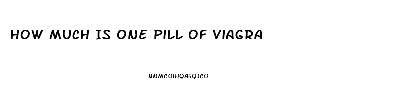 How Much Is One Pill Of Viagra