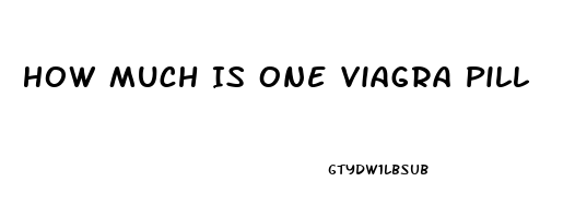 How Much Is One Viagra Pill