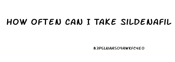 How Often Can I Take Sildenafil 20 Mg