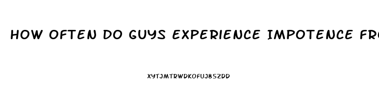 How Often Do Guys Experience Impotence From Propecia