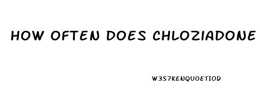 How Often Does Chloziadone Cause Impotence