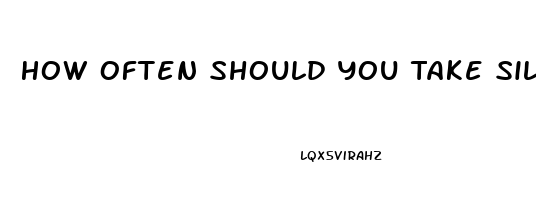 How Often Should You Take Sildenafil