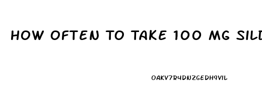 How Often To Take 100 Mg Sildenafil