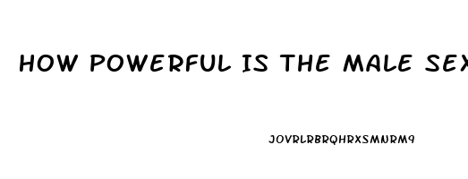 How Powerful Is The Male Sex Drive