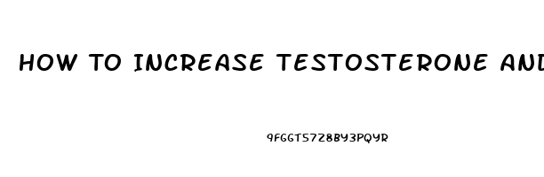 How To Increase Testosterone And Libido