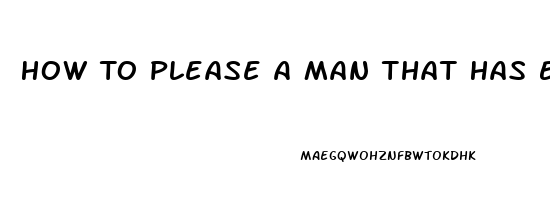 How To Please A Man That Has Erectile Dysfunction