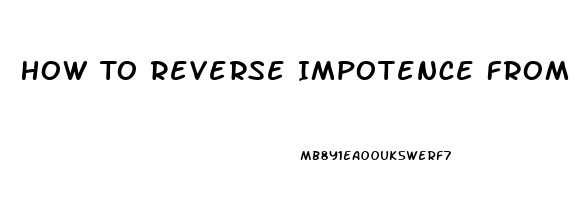 How To Reverse Impotence From Water Pills