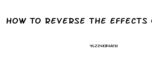 How To Reverse The Effects Of Viagra