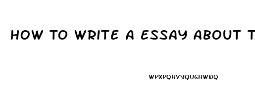 How To Write A Essay About The Impotence Of Something