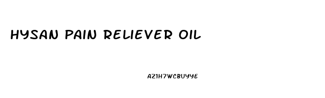 Hysan Pain Reliever Oil