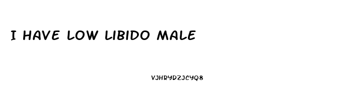 I Have Low Libido Male