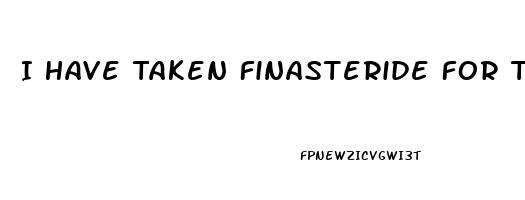 I Have Taken Finasteride For Two Years How Will It Effect Sex Drive