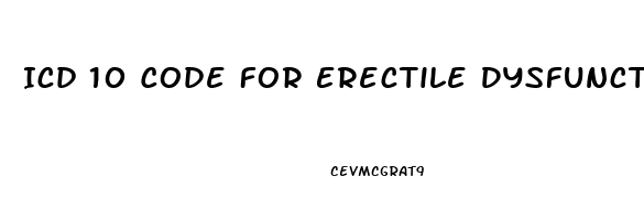Icd 10 Code For Erectile Dysfunction Due To Prostate Cancer