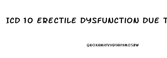 Icd 10 Erectile Dysfunction Due To Diabetes