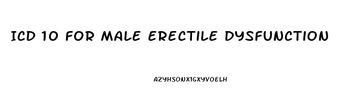 Icd 10 For Male Erectile Dysfunction